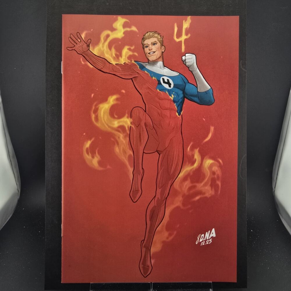 FANTASTIC FOUR #8 1:50 NAKAYAMA VIRGIN COLOR BLOCK RED VARIANT MARVEL NM+ 9.8 PO